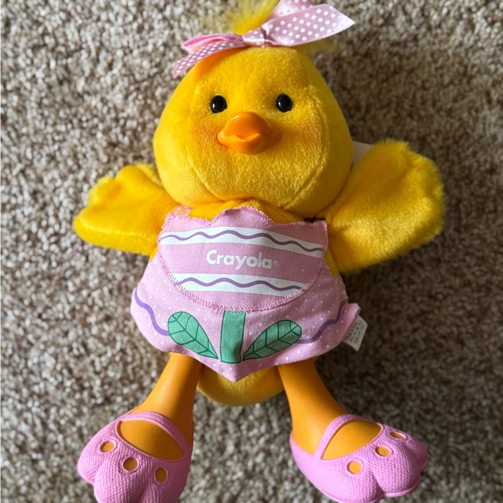 Vintage Hallmark Crayola Daffadilly Duck Near Mint With Tags 1990